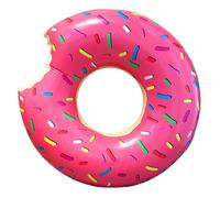 Bouée Géante Gonflable Donut Fraise, Spécial Pool Party / Beach Toy ®