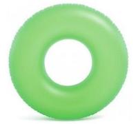 Bouee gonflable 91 cm vert fluo givre geante - jeu piscine eau mer plage - bouee xl enfant adulte - set anneau natation et carte Vert