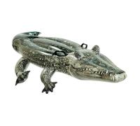 Bouée gonflable Alligator à chevaucher INTEX - Dimensions 170 x 86 cm - Pour enfants à partir de 3 ans