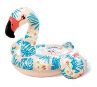 Bouée gonflable à Chevaucher - INTEX - Flamant rose Tropical - 2 Poignées - 57559NP