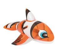 Bouée gonflable à chevaucher poisson clown