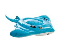 Bouée Gonflable à Chevaucher "Raie Manta" 185cm Bleu
