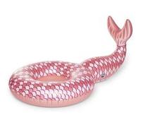 Bouee gonflable adulte geante queue de sirene 188x122x94cm - coloris rose gold - piscine Rose G