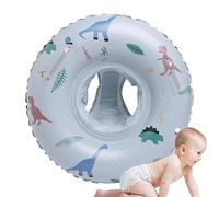 Bouée Gonflable Épaisse Bleu Rétro - Bouée Gonflable pour Motif Dinosaure, Accessoire Aquatique Gonflable pour L'été, Idéale pour Les