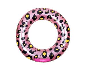 Bouée Gonflable léopard Rose 90 cm - Swim Essentials