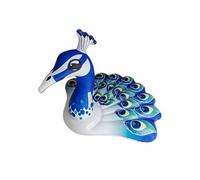 - Bouée gonflable Paon - L. 150 cm - Bleu - Paon