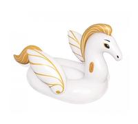 Bouée gonflable Pegasus de luxe - MEDIA WAVE STORE - 231x150 cm - Blanc - Enfant - Extérieur