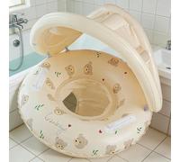 Bouée Gonflable pour Enfant avec Auvent | Flotteur De Piscine pour Bébé | Accessoires De Jeux d'eau | Flotteur Gonflable pour Piscines pour La Plage, Le Bain, L'Extérieur
