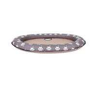 Bouée Gonflable pour Petits Chiens, Flottant Piscine, PVC Pliable | Chambres Épaissies à Double Couche, Bords Thermoscellés, Anneau de Laisse Intégré, Sangle de Transport