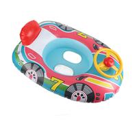 Bouée gonflable pour tout-petits, en forme de voiture, pliable et portable pour un transport facile, avec poignées de sécurité pour une util