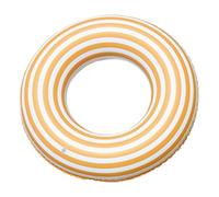 Bouée Gonflable Rayée en PVC Taille 80 pour Adolescents et Adultes | Orange, Format Rond, 1 Pièce, Poids Conseillé 10 à 25, 40 à 55 et 55 à 80kg, Lac, Piscine