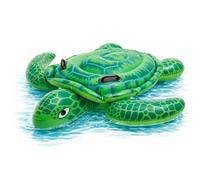 Bouée gonflable XXL en forme de tortue, vert, Ø 150 cm, matelas gonflable, bouée, piscine et eau pour adultes et enfants (tortue XXL)