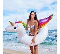 Bouée Licorne Gonflable Géante Jeu Aquatique 120 x 90 cm [Phonillico®]