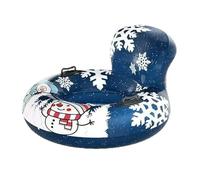 Bouée Neige Gonflable avec Dossier | Luge PVC Robuste 43 Pouces avec Poignées 110x60cm | Luge Confortable Hiver Ski Glace Plage Parc Jardin Utilisation Extérieure