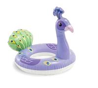 Bouée Paon Enfant 6-12 Ans,58cm Paon Gonflable Inflateable pour Piscine,Bouée Gonflable de Tube,Anneau de Natation,Radeau Gonflable pour Garçons et Filles Les Fêtes D'été sur La Plage et La Piscin