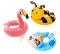 Bouée Paresseux Flamingo Abeille Enfant 6-12 Ans,Gonflable Inflateable pour Piscine,Bouée Gonflable de Tube,Anneau de Natation pour Garçons et Filles Les Fêtes D'été sur La Plage et La Piscin