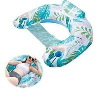 Bouee Piscine, 4 in 1 Matelas Gonflable Piscine, Portable Hamac d'eau Gonflable, Fauteuil Gonflable de Piscine [A1]
