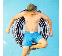Bouee Piscine Adulte, ZoneYan Pneu de Natation Gonflable 88cm, Anneau de Natation Bouée, Bouée Gonflable Piscine, Bouée de Natation pour Fête de Piscine Plage