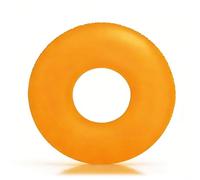 Bouée Piscine Anneau de Natation Enfant 6-12 Ans,PVC,Boué de Natation, Orange Fluorescent Bouée Gonflable de Tube, Flotteur de Natations pour Les Fêtes D'été sur La Plage et La Piscine