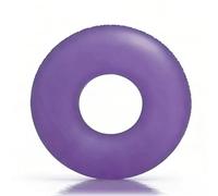 Bouée Piscine Anneau de Natation Enfant 6-12 Ans, PVC, Boué de Natation, Violet Fluorescent Bouée Gonflable de Tube, Flotteur de Natations pour Les Fêtes D'été sur La Plage et La Piscine