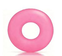 Bouée Piscine Anneau de Natation Gonflable Adulte,PVC,Boué de Natation, Rose Fluorescent Bouée Gonflable de Tube,Flotteur de Natations pour Les Vacances à la Plage et Les fêtes de Piscine Accessoire
