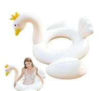 Bouée Piscine Cygne | Anneau de Natation pour Enfant avec Auvent | Anneau de Natation Sécurisé Pliable pour Lacs, Fêtes, Jardins et Familles | Aides à la Natation pour Enfant