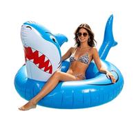 Bouée Requin Piscine - Anneau Gonflable Flottaison | Bain De Soleił Adulte