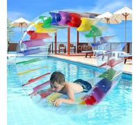 Bouée Ronde Gonflable Water Roller 120 cm (47 Pouces) - Roue Aquatique pour Piscine et lac, Jouet Flottant éducatif pour l'équilibre - Idéal pour Enfants et Adultes