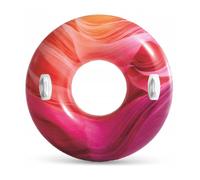 Bouée Rose/Orange Intex Tube Wavy 114 Cm