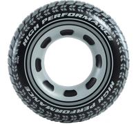 Bouée roue - RUSSBOY - RUSSBOY - Diamètre 91 cm - Noir - Empreinte pneu réaliste