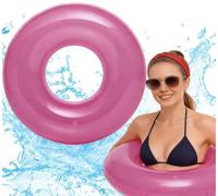Bouée Rouge Enfant 76cm pour 6-12 Ans, Gonflable Inflateable pour Piscine, Bouée Gonflable de Tube, Anneau de Natation, Radeau Gonflable, Décoration pour Fête de Plage Partie Jeux Vacances