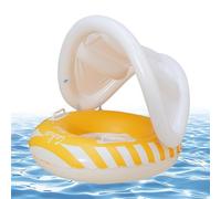 Bouée Siège Gonflable Enfant avec Auvent pour Piscine Extérieure