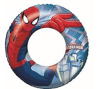 BESTWAY INFLATABLES- Bestway Inflatables-6942138919585-B/F. Bouée 56Cm Spiderman Gonflable, 18911, Bleu