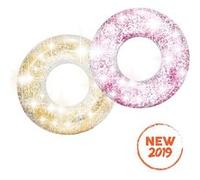 Bouée tube Intex Glitter Blanc