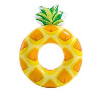 Bouée tube INTEX modèle Ananas - Jaune - Asymétrique - 117 cm * 86 cm - Pour Enfant à partir de 8 ans