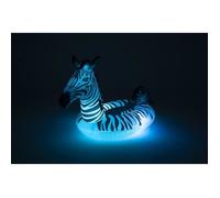 Bouée XL Zèbre avec lumière LED - Bestway - Lights'N Stripes Zebra Float - 254 x 142 cm - 90 kg