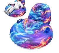 Bouées de Neige pour Luge Dossier Abri Résistant au Froid Ergonomique | Jouet de Glisse d'Hiver Extérieur pour Parc Sportif Jardin Arrière Patinage Ski Extérieur Secours Sable