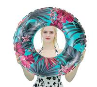 Bouées de Piscine,Grand Tube à Motif de Tropicales Haute densité | bouées gonflables pour Piscine,pour Femmes, Hommes, Adultes, Plage, Vacances, Voyage, Rivière, Lac, Salle de Sport