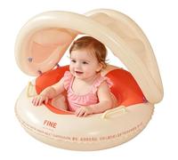 Bouées de Piscine - Radeau Gonflable avec Auvent Protection Contre Le | Bouée Piscine Adorable pour Fille Garçon - pour Jeu Bain Douche Plage Été Extérieur Fille Et