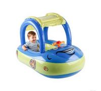 Bouées Enfant Piscine de Flottaison en Forme de Voiture avec Pare-pour