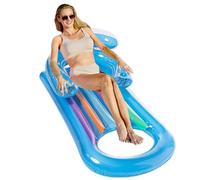 Bouées Piscine Gonflables - 150x75cm Chaises Lounge Flottantes, Matelas Rempli Balles Bac | Anti-éclaboussures Gonflable pour Adultes Lac Plage Jardin Bord Piscine Bivouac