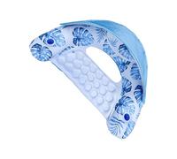 Bouées pour Adultes pour Piscine - Chaise Longue Gonflable pour Piscine | Chaise Longue Flottante avec Parasol et Porte-Gobelet pour Baignade en Rivière et Lac, Fêtes Jeux d'Été en Plein Air