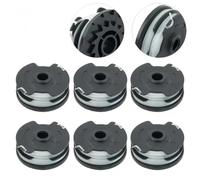 Boueins de ligne de remplacement de 6pcs compatibles avec 20 lis A1 B2 C3 Nourbelle sans fil s'adapte aux pièces de bobine de jardin lidl 1 ligne de 6 mm(6 PACK)