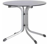 Bouelvard-Klapptisch Ø85cm Graphite Cadre en Acier Vivodur-Tischplatte Anthracit