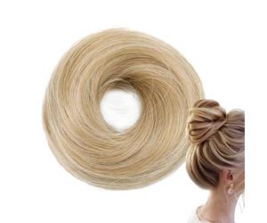 Bouet-cheveux - 2 pouces en désordre bouclé pour les femmes, léger avec un style de facile, postippe de beignet pour queue de cheval, les détenteurs de chevaux de cheval mariage, fête