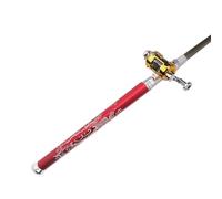 Bouette À Pêche, Pôle Pliant Et Bobine Enrouleur, Canne À Pêche, Poche Pliante De Bobine De Pêche Combo, Kit De Canne À Pêche À Stylo, Canne À Pêche avec Ligne D'appât, Bobine De Pêche Télescopiq