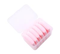 Bouffée De Poudre De Velours Triangulaire,Mini Éponge De Maquillage Pour Le Visage,Farine De Pizza,Outil De Maquillage Léger Lavable,Cosmétiques - Type Pink 6pcs