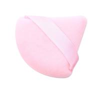 Bouffée De Poudre De Velours Triangulaire,Mini Éponge De Maquillage Pour Le Visage,Farine De Pizza,Outil De Maquillage Léger Lavable,Cosmétiques - Type Pink 1pc