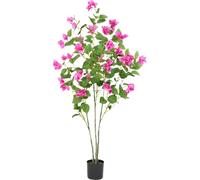 Bougainvillier artificiel, matériel de fleurs séchées, placement au sol, utilisation polyvalente, 120cm