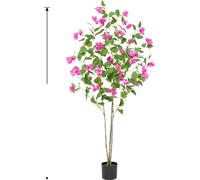Bougainvillier artificiel, matériel de fleurs séchées, placement au sol, utilisation polyvalente, 180cm